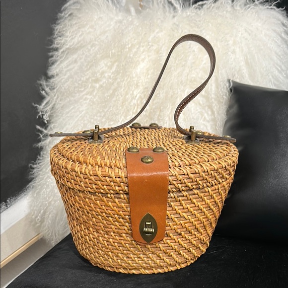 PATRICIA NASH- Wicker Caselle Basket Bag - Picture 1 of 6